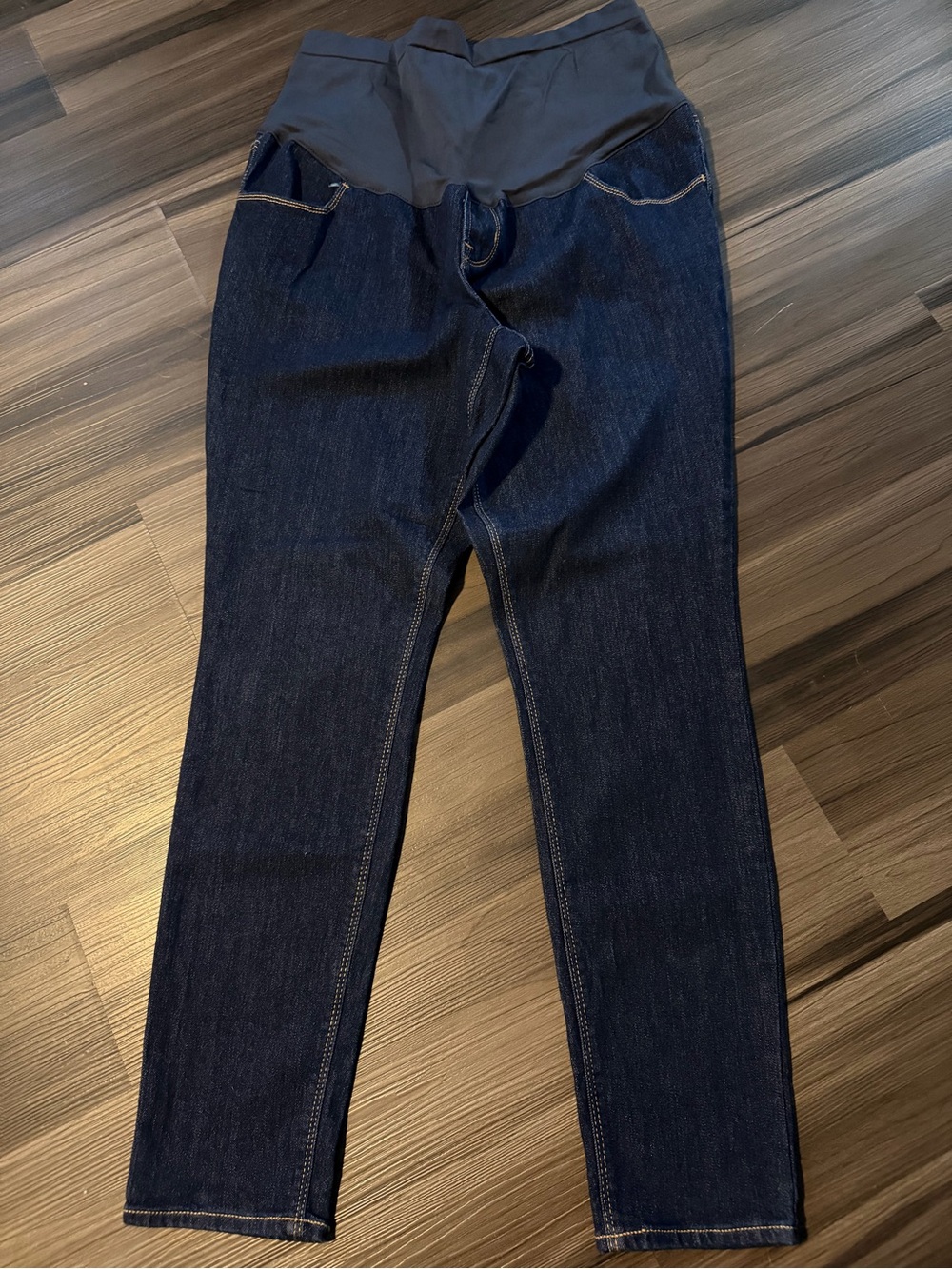 Old Navy Maternity Wow Skinny denim jeans full belly panel Plus Size 16 Long